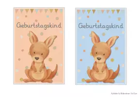 Vorschau - Anderer Materialtyp - Känguruklasse Geburtstagsschilder - Seite 2