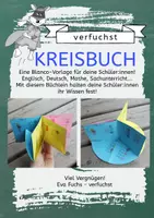 Vorschau - Mal- und Bastelvorlagen - Kreisbuch - Wissen festhalten und präsentieren - Deckblatt
