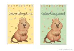 Vorschau - Merkblätter - Quokkaklasse Geburtstagsschilder - Seite 3