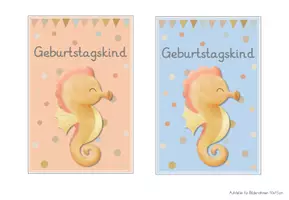 Vorschau - Mal- und Bastelvorlagen - Seepferdchenklasse Materialpaket - Seite 3