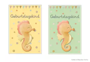Vorschau - Anderer Materialtyp - Seepferdchenklasse Geburtstagsschilder - Seite 3