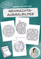 Vorschau - Mal- und Bastelvorlagen - Weihnachts-Ausmalbilder / Malvorlagen "Weihnachten" - Deckblatt