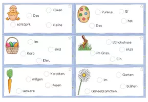 Vorschau - Arbeitsblätter - Purzelsätze Frühling + Abschreibheft - Seite 1