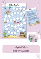 Vorschau - Spiele - Spielfeld Silbentaucher - Deckblatt