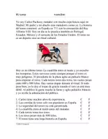 Vorschau - Text - El toreo Lectura: Spanische Lesung über Stierkampf - Deckblatt