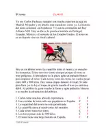 Vorschau - Text - El toreo Lectura: Spanische Lesung über Stierkampf - Seite 1