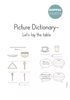 Vorschau - Arbeitsblätter - "Lay the table": Picture Dictionary & Bild-und Wortkarten - Seite 1