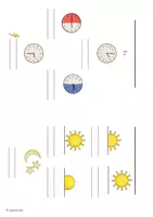 Vorschau - Arbeitsblätter - Picture Dictionary "Time and Day" - Bilderwörterbuch - Seite 2