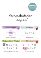 Vorschau - Poster - Rechentricks Merkplakate - Klasse 1 und 2 - Deckblatt