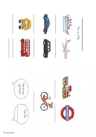 Vorschau - Arbeitsblätter - Picture Dictionary "Transport" - Bilderwörterbuch - Seite 2