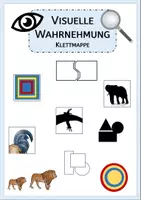Vorschau - Arbeitsblätter - Klettmappen visuelle Wahrnehmung - Deckblatt