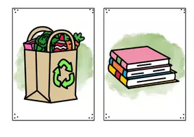 Vorschau - Präsentationen/Tafelbilder - Reuse, Reduce, Recycle / Earth Day: Flashcards - Englisch - Kl. 3/4 - Seite 2