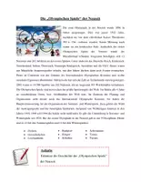 Vorschau - Arbeitsblätter - Die "Olympischen Spiele" in der Neuzeit - Deckblatt