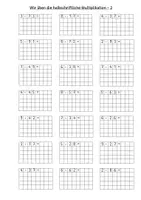 Vorschau - Arbeitsblätter - Wir üben die halbschriftliche Multiplikation Klasse 3 - Seite 1
