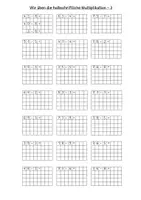 Vorschau - Arbeitsblätter - Wir üben die halbschriftliche Multiplikation Klasse 3 - Seite 2
