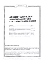 Vorschau - Aufgabenkarten - Arbeitstechniken 6 - Aufmerksamkeit & Konzentrationsfähigkeit - Seite 3
