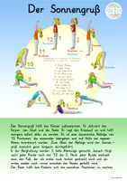 Vorschau - Arbeitsblätter - Der Sonnengruß Yoga für Kinder - Seite 1