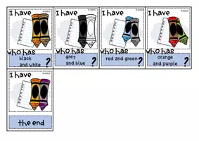 Vorschau - Spiele - Colours | I have ... who has ...? - Game | 20 Spielkarten - Seite 3