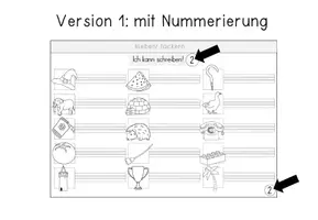 Vorschau - Arbeitsblätter - Erste Wörter lautgetreu schreiben - Schreiben mit Bildern Heft oder Arbeitsblätter - Seite 2
