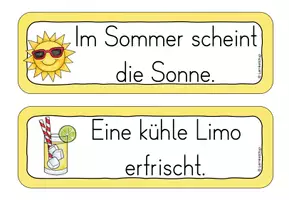 Vorschau - Arbeitsblätter - Laufdiktat Sommer Klasse 2-3 - Seite 3
