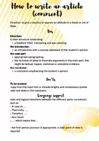 Vorschau - Arbeitsblätter - how to write articles(comments), skill file, Formulierungshilfen - Deckblatt