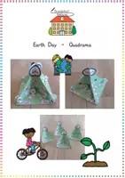 Vorschau - Arbeitsblätter - Environment / Earth Day: Quadrama - Englisch - Kl. 3/4 - Deckblatt