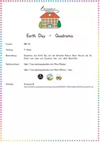 Vorschau - Arbeitsblätter - Environment / Earth Day: Quadrama - Englisch - Kl. 3/4 - Seite 1