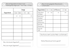 Vorschau - Stundenentwürfe - Längen und Messen (Meter - Zentimeter - Millimeter) Klasse 3 - Seite 2