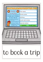 Vorschau - Poster - travelling / holidays Bildkarten Englisch flash cards - Seite 3
