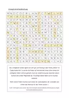 Vorschau - Arbeitsblätter - Numbers - Suchsel (Zahlen im Englischunterricht) - Seite 1