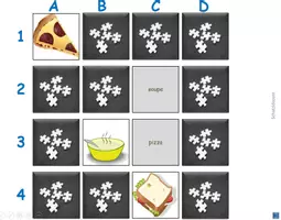 Vorschau - Spiele - "Merk es dir" Französisch Essen manger PowerPoint Spiel - Deckblatt
