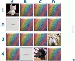 Vorschau - Spiele - "Merk es dir" Französisch Tiere Animaux PowerPoint Spiel - Deckblatt