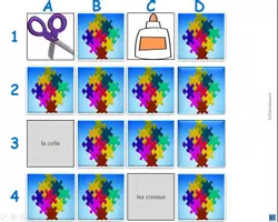 Vorschau - Spiele - "Merk es dir" Französisch Schule l'école PowerPoint Spiel - Deckblatt