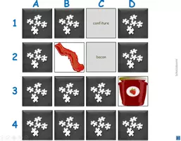 Vorschau - Spiele - "Merk es dir" Französisch Frühstück déjeuner PowerPoint Spiel - Deckblatt