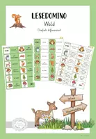 Vorschau - Spiele - Lesedomino Wald - Deckblatt