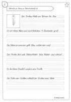 Vorschau - Arbeitsblätter - Frühblüher Abschreibkartei zum Üben der Schreibschrift - 3-fach differenziert - Seite 2