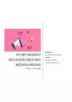 Vorschau - Arbeitsblätter - Fit mit Medien? Eine Reflexion über den Medienumgang (6) - Deckblatt