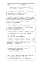 Vorschau - Arbeitsblätter - Sachaufgaben-Sammlung im Zahlenraum 100 - Seite 1