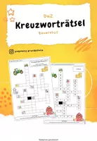Vorschau - Arbeitsblätter - Kreuzworträtsel Bauernhof - Deckblatt