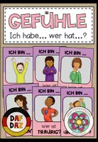 Vorschau - Spiele - GEFÜHLE - Ich habe... Wer hat...? (DAF/DAZ) - Deckblatt