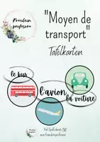 Vorschau - Bildkarten - Moyen de transport - Tafelkarten Verkehrsmittel - Deckblatt