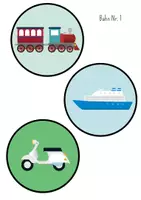 Vorschau - Bildkarten - Moyen de transport - Tafelkarten Verkehrsmittel - Seite 3