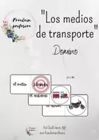 Vorschau - Spiele - Los medios de transporte - Domino Verkehrsmittel - Deckblatt
