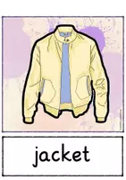 Vorschau - Arbeitsblätter - FLASHCARDS Clothes + Arbeitsblätter zum Eintragen - Seite 2