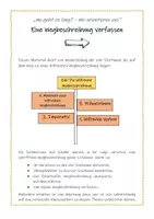 Vorschau - Arbeitsblätter - Eine Wegbeschreibung verfassen - Wir orientieren uns! - Deckblatt