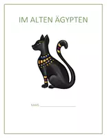Vorschau - Arbeitsblätter - Ägypten Arbeitsmappe - Deckblatt