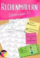 Vorschau - Arbeitsblätter - Rechenmauern Bundle- Zahlenraum 20-1000 - Seite 1