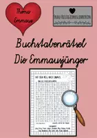 Vorschau - Arbeitsblätter - Buchstabenrätsel EMMAUS - Deckblatt