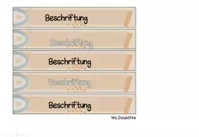 Vorschau - Mal- und Bastelvorlagen - Ordnerrücken Boho 17,5 x 3 cm | schmale Ordner | Lehrerorganisation - Seite 3