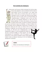 Vorschau - Arbeitsblätter - Die Geschichte des "Schulsports" - Deckblatt